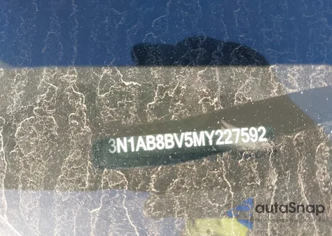 2021 Nissan Sentra S Xtronic Cvt из США, поврежденный, VIN 3N1AB8BV5MY227592